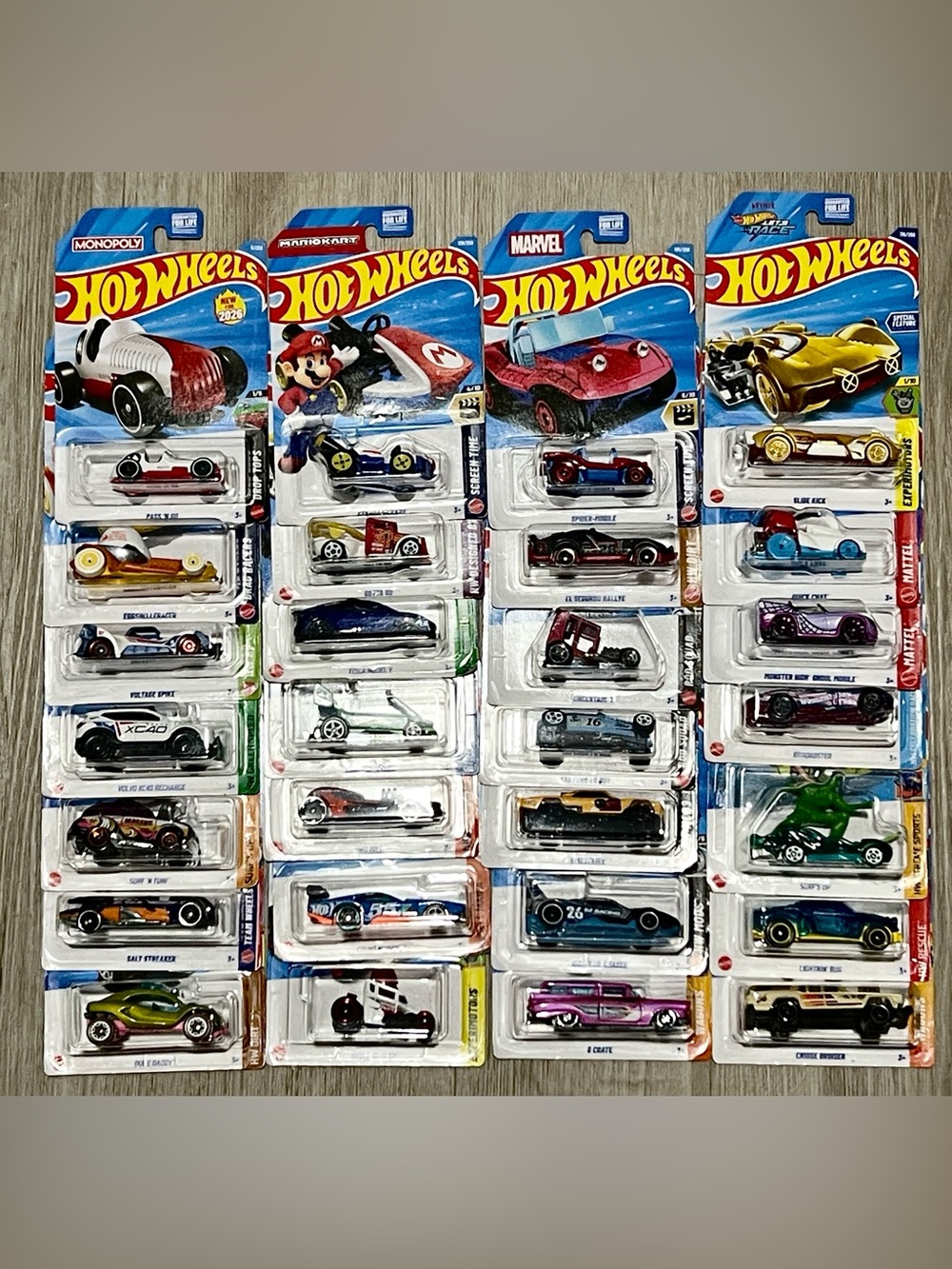 28 - Assorted Die-Cast Hot Wheels
